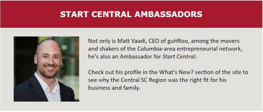 Matt Vaadi Start Central Ambassador